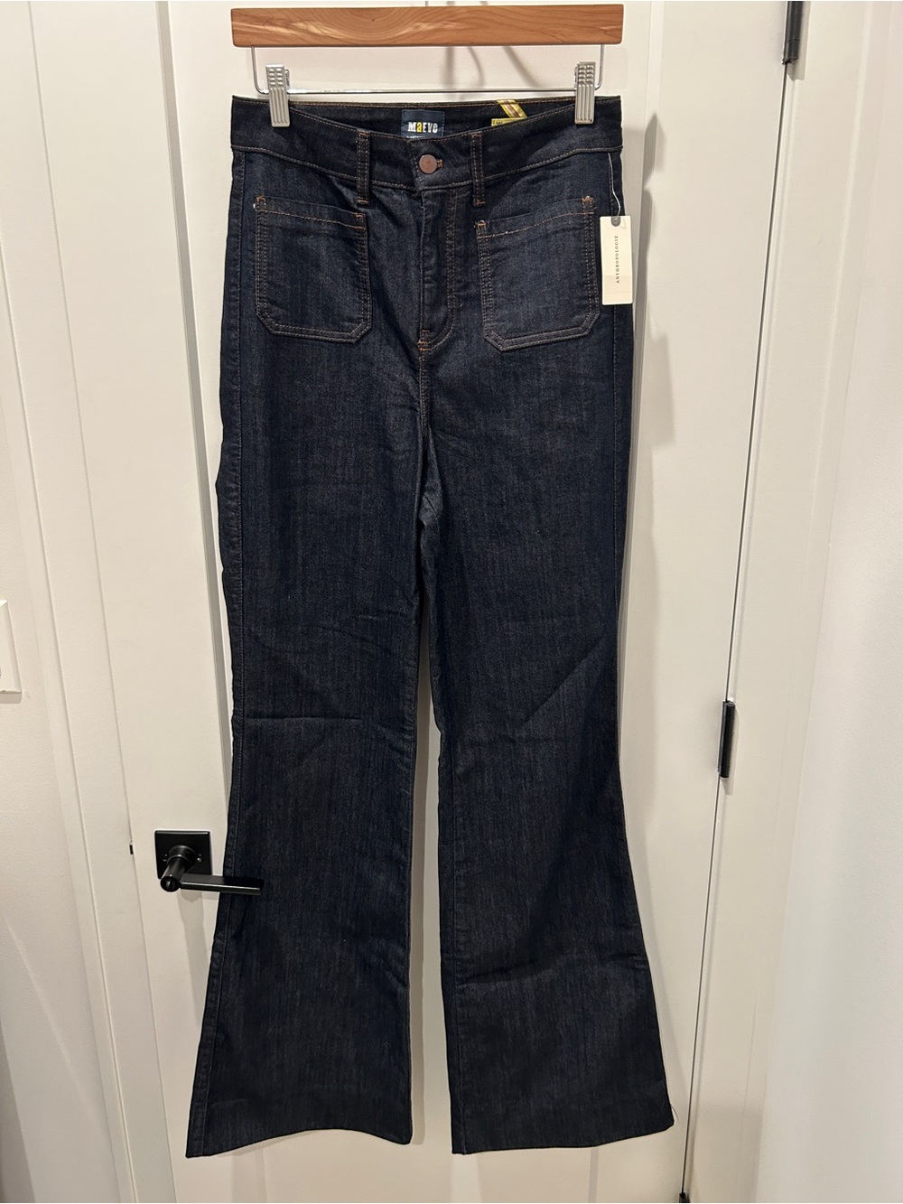 Maeve Dark Wash Flare Jeans - Deep Indigo 29 T